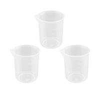 Othmro 50ml Plastic Measuring Jug, Small Measuring Cup Transparent Liquid Container Graduated Beaker for Baking Cooking Kitchen Lab Measure Tool 6pcs