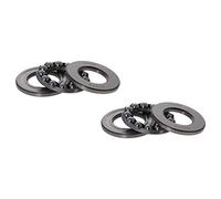 Othmro 51205 Thrust Ball Bearings, 2pcs 25mmx47mmx15mm Chrome Steel Roller Bearing, ABEC3 Single Row Roller