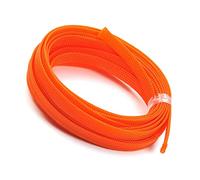 Othmro 5m Cable Tidy Sleeve, Diameter 10mm, Braided Cable Management Protector, Cable Organizers Wire Tidy Tube for Desk TV PC, 1 Pc Orange