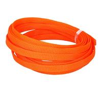 Othmro 5m Cable Tidy Sleeve, Diameter 8mm, Braided Cable Management Protector, Cable Organizers Wire Tidy Tube for Desk TV PC, 1 Pc Orange