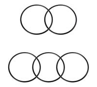Othmro 5pcs O-Rings Seal Rubber Washer, 145.3mm OD 140mm ID 2.65mm Width, Nitrile Rubber Sealing Gasket Rings, Washers Seal & Auto Quick Repair