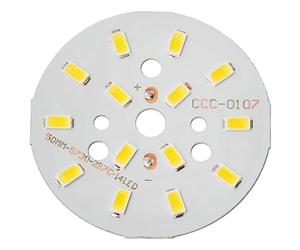 Othmro 7W Circle LED Aluminum Board 5730 SMD LED Chip Module 300mA Neutral White 4000K Replacement Part Diameter 50mm 1 Pcs