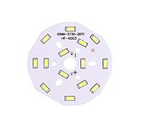 Othmro 7W LED Chip Bulb COB Light Beads, 300mA, 21-24V, 120lm, White 6500K Diameter 65mm, 1pc
