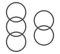 Othmro 80mmx73mmx3.5mm Black Nitrile Rubber(NBR) Sealing NBR O Rings Gaskets Washers Grommets 5pcs