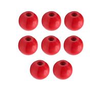Othmro 8pcs Ball Lever Knobs, M6 Female Thread Insulated Red Ball Knob, 25mm Diameter Bakelite Lever Knob Machine Handle Tool Replacement