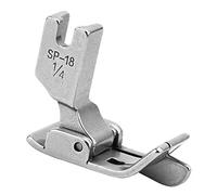 Othmro Industrial Sewing Machines Presser Foot SP-18R Silver with Right Guide 1/4" (6mm) Steel Good for Replacement Accessories 1Pcs
