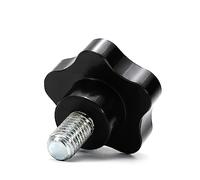 Othmro M12×20mm Male Thread Clamping Knobs Grip, 1pc Thumb Screws Star Head Handle Knobs Tightening Screw Bakelite Knob