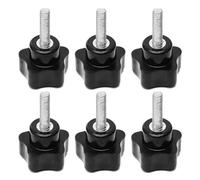 Othmro M5×20mm Male Thread Clamping Knobs Grip, 6pcs Thumb Screws Star Head Handle Knobs Tightening Screw Bakelite Knob