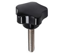 Othmro M8×40mm Male Thread Clamping Knobs Grip, 1pc Thumb Screws Star Head Handle Knobs Tightening Screw Bakelite Knob