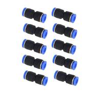 Othmro PU-6 Straight Push Fit Connectors, Pneumatic Fittings, Pipe Quick Connector for 6mm Air Water Hose 10pcs