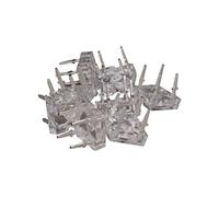 Othmro Red LED Lamps 3mm Piranha RED LED Diode Lights Round Super Flux 4 PINS Clear 1.8-2V 20mA Bulb Lamps Electronics Components Filcker Light Emitting Diodes 20 pcs