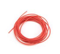 Othmro Soft Silicone Bending Insert Tube Seal Rod Round Bar VMQ 1mm Outside Diameter 2M Length Red Round 1PCS