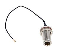 Othmro U.FL to SMA Female Pigtail Antenna Coaxial RF1.37 Low Loss Cable,RF Coaxial Adapter Connector,6 inch,Black 1pcs