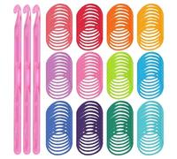 otholder Loom Refill Loops 7 Inch Potholder Loops Weaving Loom Kit 192Pcs 12 Colors DIY Craft Set