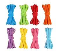 otholder Loom Refill Loops 800Pcs Refill Loops for 7 Inch Weaving Machine Elastic Braided Rope Polyester DIY Craft Bands