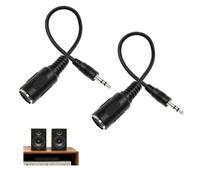 Othrion 2pcs Type-A MIDI to 3.5mm Adapter,14Inch Midi Cable,MI DI Female to TRS 3.5mm Ma-le Breakout Cable Audio Converter for DAWs Keyboards and Synths DAWs,M idi 3.5mm Jack