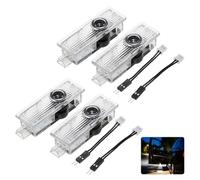 Othrion 4 PCS Car Door Lights Logo,Car Door Logo Light Projector,LED Car Puddle Lights for 3/5/6/7/X1/X2/X3/X4/X5/X6/X7/Z/M/GT Series