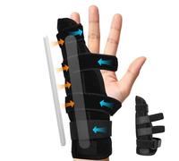 Othrion Finger Splint,Pinky Finger Splint,Finger Brace Immobilizer Straightening Arthritis Pain,Relief Boxer's Fracture Tendonitis Broken Mallet Trigger Fingers,Fits for Left or Right Hand,L