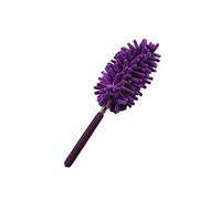 othulp Extendable Feather Duster,Long Feather Duster,Dusting Brush With Extendable Pole Washable Duster Head For Home Office Car purple