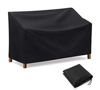 OTHWAY Garden Bench Cover, Waterproof Outdoor Long Chair Cover, 210D Oxford Fabric Home Furniture And Sofa Cover with Drawstring Cord and Storage Bag, Patio Furniture Cover (3 Seater)