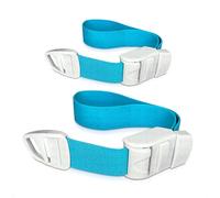 Otica 19.5-Inch Elastic Tourniquet Band with Buckle - Medical Emergency, Doctor & Nurse First Aid Strap Belt, Blue Color Pack of 2