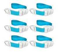 Otica 19.5-Inch Elastic Tourniquet Band with Buckle - Medical Emergency, Doctor & Nurse First Aid Strap Belt, Blue Color Pack of 6