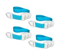 Otica 19.5-Inch Elastic Tourniquet Band with Buckle - Medical Emergency, Doctor & Nurse First Aid Strap Belt, Blue Color Pack of 4