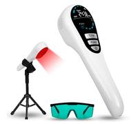 Otichannel Cold Laser Therapy Device for Humans & Pets, Red Light Therapy Device, Dual Wavelength 4×808nm + 14×650nm, Handheld Infrared Light Therapy, LCD Display for Muscles/Knee Joints & Dogs