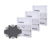 Oticon ProWax Filter Wax Guards, OEM Replacements for Custom Earmolds Oticon Hearing Aids Supplies, Genuine OEM Denmark Oticon Branded Custom Moulds Accessories (3 Packs/Total 18 Filters)