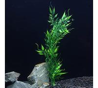 Otimark 2 Piece Realistic Aquarium Plants Silk Plastic Betta Fish Toys Tank Decor Accessories Decorations Large