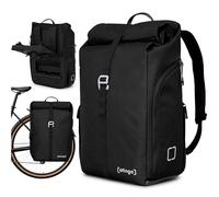 otinga® Flip V3 Bicycle Bag Backpack [34L Volume] for Any Pannier Rack, Stylish Pannier Rack Bag with Backpack - Converted in 3 Seconds, Waterproof Bicycle Backpack Pannier Rack