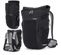 otinga Flow Rolltop Backpack for Men and Women with 23-27 L Volume and Practical Laptop Backpack Compartment, Ideal as a Bicycle Backpack without Pannier Rack, Reflective, Waterproof Backpack for Men