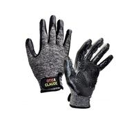 Otis & Claude Pet Grooming Gloves with Adjustable Strap - Gentle and Comfortable Hair Remover, Bathing, Massage, Brush - Left & Right - for Cats, Dogs & Horses