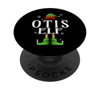 OTIS Elf Xmas Funny Men's Family Matching Christmas OTIS PopSockets Adhesive PopGrip
