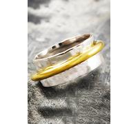 Otis Jaxon London Women's Cone Sterling Silver & Gold Spinning Ring | Size: Y Otis Jaxon London Silver Y