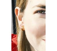 Otis Jaxon London Women's Domed Sterling Silver Clip On Half Ball Earrings in Rose Gold Otis Jaxon London Rose Gold One Size