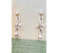 Otis Jaxon London Women's Peppercorn Sterling Silver Drop Earrings Otis Jaxon London Silver One Size