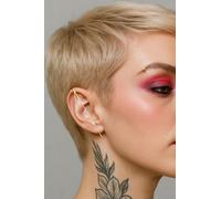 Otis Jaxon London Women's Single Sterling Silver Triangle Ear Cuff Earring in Gold | Size: Small Otis Jaxon London Gold S