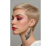 Otis Jaxon London Women's Single Sterling Silver Triangle Ear Cuff Earring | Size: Small Otis Jaxon London Silver S