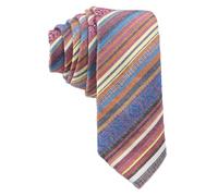 Otis & Oliver Skinny Tie Cotton Striped Modern Necktie Great for Weddings, Dances, Missionaries, Dads, Grooms and Groomsmen, Acapulco, 58" x 2.5"