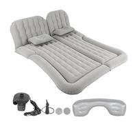 OTJSM Inflatable Car Air Mattress for Volvo S90 2020 2021 2022 2023 2024 2025, Portable Car Camping Airbed, Flocked Foldable Car Sleeping Mattress, Car Back Seat Sleeping Pad, Car Blow Up Bed