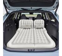 OTJSM Inflatable Car Air Mattress for Volvo XC40 2018-2022, Portable Car Camping Airbed, Flocked Foldable Car Sleeping Mattress, Car Back Seat Sleeping Pad, Car Blow Up Bed,Grey-no footstool