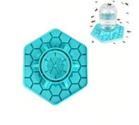 OTKARXUS Bee Water Feeder, 1PC Silicone, Compatible with Regular & Wide Mouth Mason Jars, Beekeeping Supplies for Outside Garden (Blue)