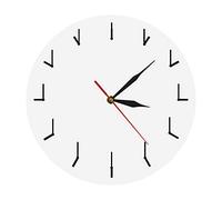 OTKU 12 Inch Decorative Wall Clock A Simple And Totally Redundant Wall Clock Decorative Wall Watch Clock For Living Room Redundant Clock Of Redundancy Abstrct Art For Home Wall Decor