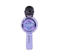 OTL KPop Demon Hunters Karaoke Microphone and Wireless Speaker with LED Lights Purple