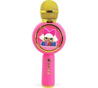 OTL Technologies LOL262 LOL Surprise! Popsing LED Light Up Wireless Karaoke Microphone with Voice Changer Mode - Pink