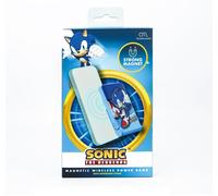 OTL Technologies SH1195 Sonic the Hedgehog Magnetic Wireless Power Bank Charger with Built-in Stand - Blue