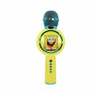 OTL Technologies SpongeBob Squarepants Popsing LED Light Up Wireless Karaoke Microphone with Voice Changer Mode - Yellow