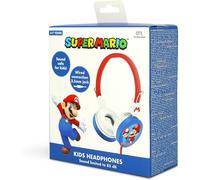 OTL Technologies SM1108 Super Mario Children's Wired Headphones Red