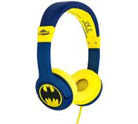 OTL Technologies Kids Headphones - Batman Bat Signal Wired Headphones for Children Aged 3 to 7 Years Blue